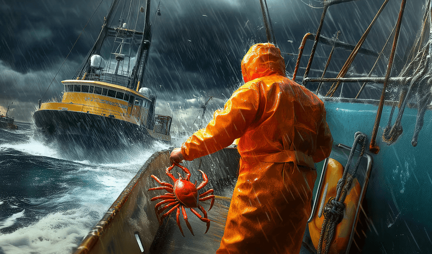 Extreme Catch: Boat Crab & Fishing Simulator — key art